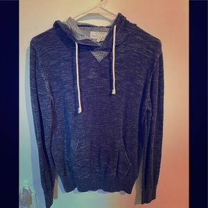 Blue sweater hoodie